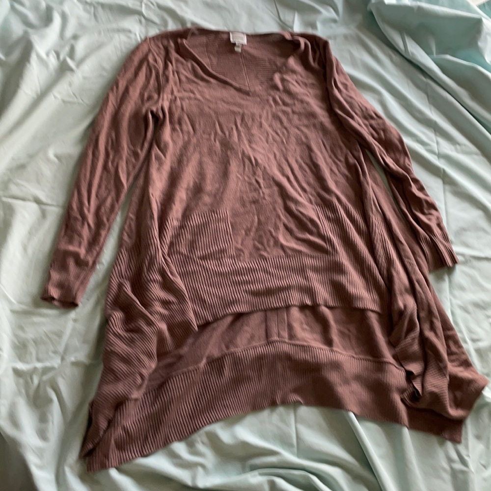 Size medium high low tunic style sweater